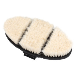 Spazzola da strigliare Equestro flessibile con setole morbide Naturale Marrone