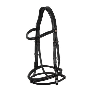 Briglia anatomica Equestro in pelle Nero Briglia anatomica Equestro in pelle Nero