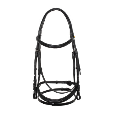 Briglia anatomica Equestro in pelle Nero Briglia anatomica Equestro in pelle Nero