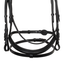 Briglia anatomica Equestro in pelle Nero Briglia anatomica Equestro in pelle Nero