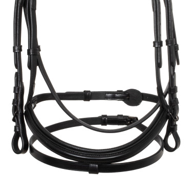 Briglia anatomica Equestro in pelle Nero Briglia anatomica Equestro in pelle Nero