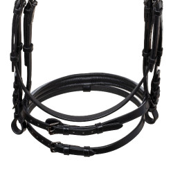 Briglia anatomica Equestro in pelle Nero Briglia anatomica Equestro in pelle Nero