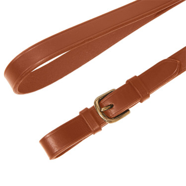 Lunghina equitazione in cuoio con catena in ottone