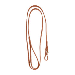 Lunghina equitazione in cuoio con catena in ottone