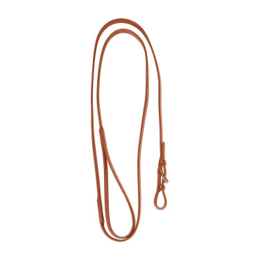 Lunghina equitazione in cuoio con catena in ottone