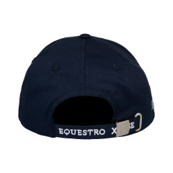Cappellino unisex Equestro x FISE Blazer marine Blu marino