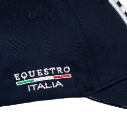Cappellino unisex Equestro x FISE Blazer marine Blu marino