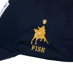 Cappellino unisex Equestro x FISE Blazer marine Blu marino