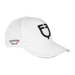 Cappellino unisex Equestro x FISE Bianco Cappellino unisex Equestro x FISE Bianco