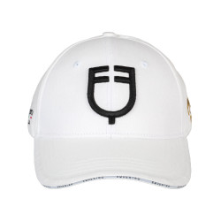 Cappellino unisex Equestro x FISE Bianco Cappellino unisex Equestro x FISE Bianco