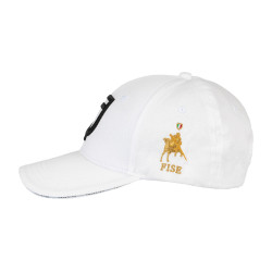 Cappellino unisex Equestro x FISE Bianco Cappellino unisex Equestro x FISE Bianco