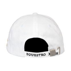 Cappellino unisex Equestro x FISE Bianco Cappellino unisex Equestro x FISE Bianco