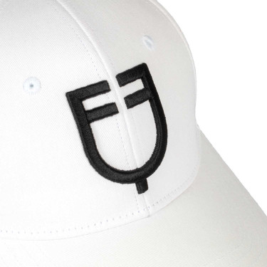 Cappellino unisex Equestro x FISE Bianco Cappellino unisex Equestro x FISE Bianco