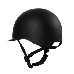 Casco da donna Equestro con visiera larga omologato EN 1384-2023 Nero / oro rosa Casco da donna Equestro con visiera larga omologato EN 1384-2023 Nero / oro rosa