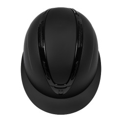 Casco da donna Equestro Apocalypse con calotta opaca omologato EN 1384-2023 Nero / nero lucido Casco da donna Equestro Apocalypse con calotta opaca omologato EN 1384-2023 Nero / nero lucido