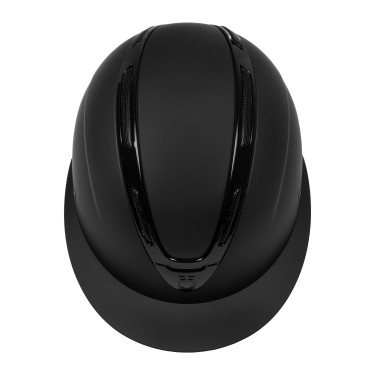 Casco da donna Equestro Apocalypse con calotta opaca omologato EN 1384-2023 Nero / nero lucido Casco da donna Equestro Apocalypse con calotta opaca omologato EN 1384-2023 Nero / nero lucido