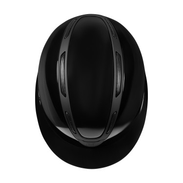 Casco da donna Equestro Apocalypse con calotta lucida omologato EN 1384-2023 Nero / nero