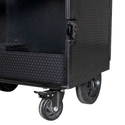 Armadio selleria Equestro in metallo nero 65×62×138 cm Nero lucido