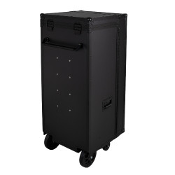 Armadio selleria Equestro in metallo nero 65×62×138 cm Nero F026