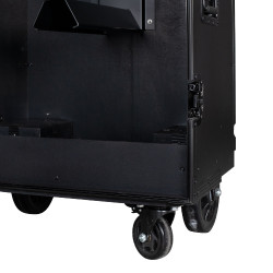 Armadio selleria Equestro in metallo nero 65×62×138 cm Nero F026