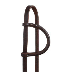 Testiera western Lakota One Ear Oliato Marrone