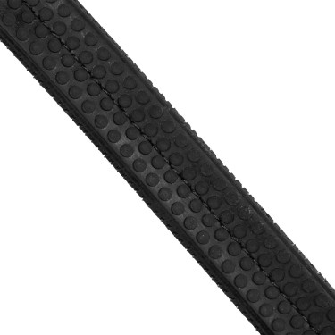 Briglia Supreme Hemelite da dressage con redini in gomma Nero Briglia Supreme Hemelite da dressage con redini in gomma Nero