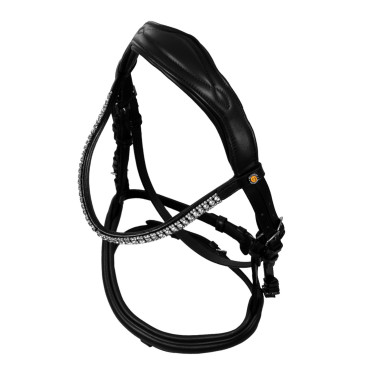 Testiera equitazione Equestro Softy Cover in cuoio