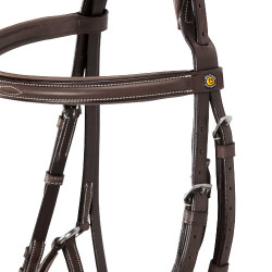 Briglia Equestro con capezzina messicana e montone sintetico Marrone scuro