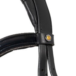 Briglia Equestro curvata a forma anteriore Nero Briglia Equestro curvata a forma anteriore Nero