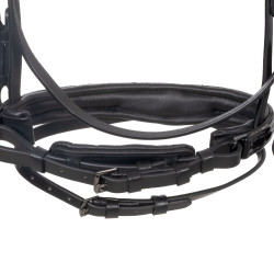 Briglia Equestro curvata a forma anteriore Nero Briglia Equestro curvata a forma anteriore Nero