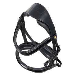 Briglia Equestro curvata a forma anteriore Nero Briglia Equestro curvata a forma anteriore Nero