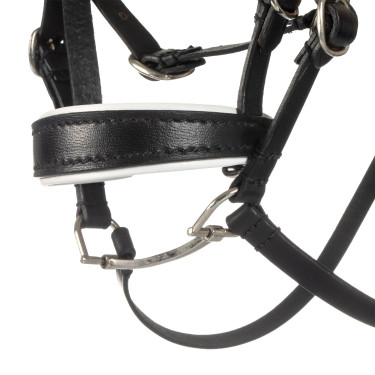 Briglia in cuoio Equestro con strass per cavallo giocattolo Nero Briglia in cuoio Equestro con strass per cavallo giocattolo Nero