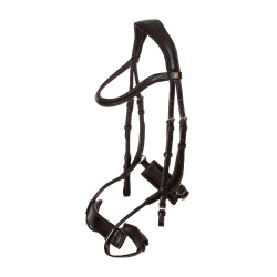 Briglia Comfitec Equestro anatomica in pelle Marrone scuro