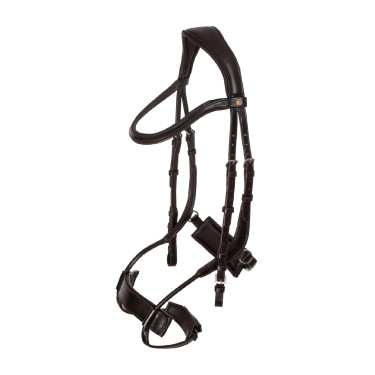 Briglia Comfitec Equestro anatomica in pelle Marrone scuro