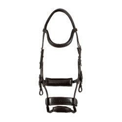 Briglia Comfitec Equestro anatomica in pelle Marrone scuro