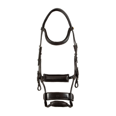 Briglia Comfitec Equestro anatomica in pelle Marrone scuro