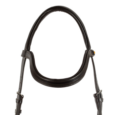 Briglia Comfitec Equestro anatomica in pelle Marrone scuro