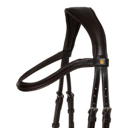 Briglia Comfitec Equestro anatomica in pelle Marrone scuro