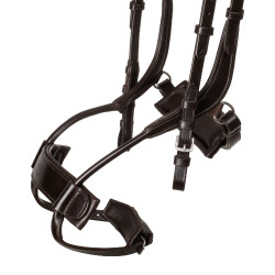 Briglia Comfitec Equestro anatomica in pelle Marrone scuro