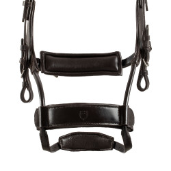 Briglia Comfitec Equestro anatomica in pelle Marrone scuro