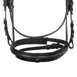 Briglia inglese Equestro nera in pelle Nero Briglia inglese Equestro nera in pelle Nero