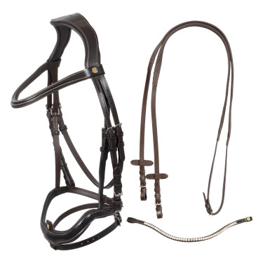Testiera anatomica Equestro per equitazione con capezzina Testiera anatomica Equestro per equitazione con capezzina