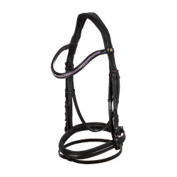 Briglia anatomica Equestro in pelle Nero