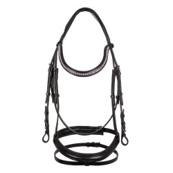 Briglia anatomica Equestro in pelle Nero