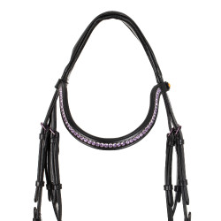 Briglia anatomica Equestro in pelle Nero