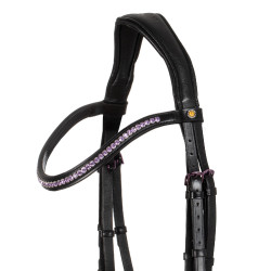 Briglia anatomica Equestro in pelle Nero
