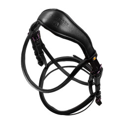 Briglia anatomica Equestro in pelle Nero