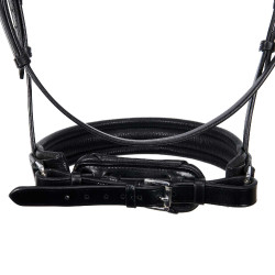 Briglia da dressage Equestro in cuoio senza redini Nero Briglia da dressage Equestro in cuoio senza redini Nero