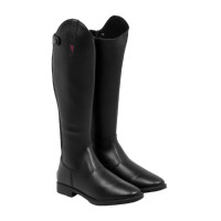 Stivali da bambino Supreme wide calf in pelle liscia Nero