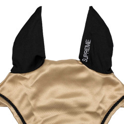 Cuffia in raso Supreme con orecchie elastiche Beige Cuffia in raso Supreme con orecchie elastiche Beige